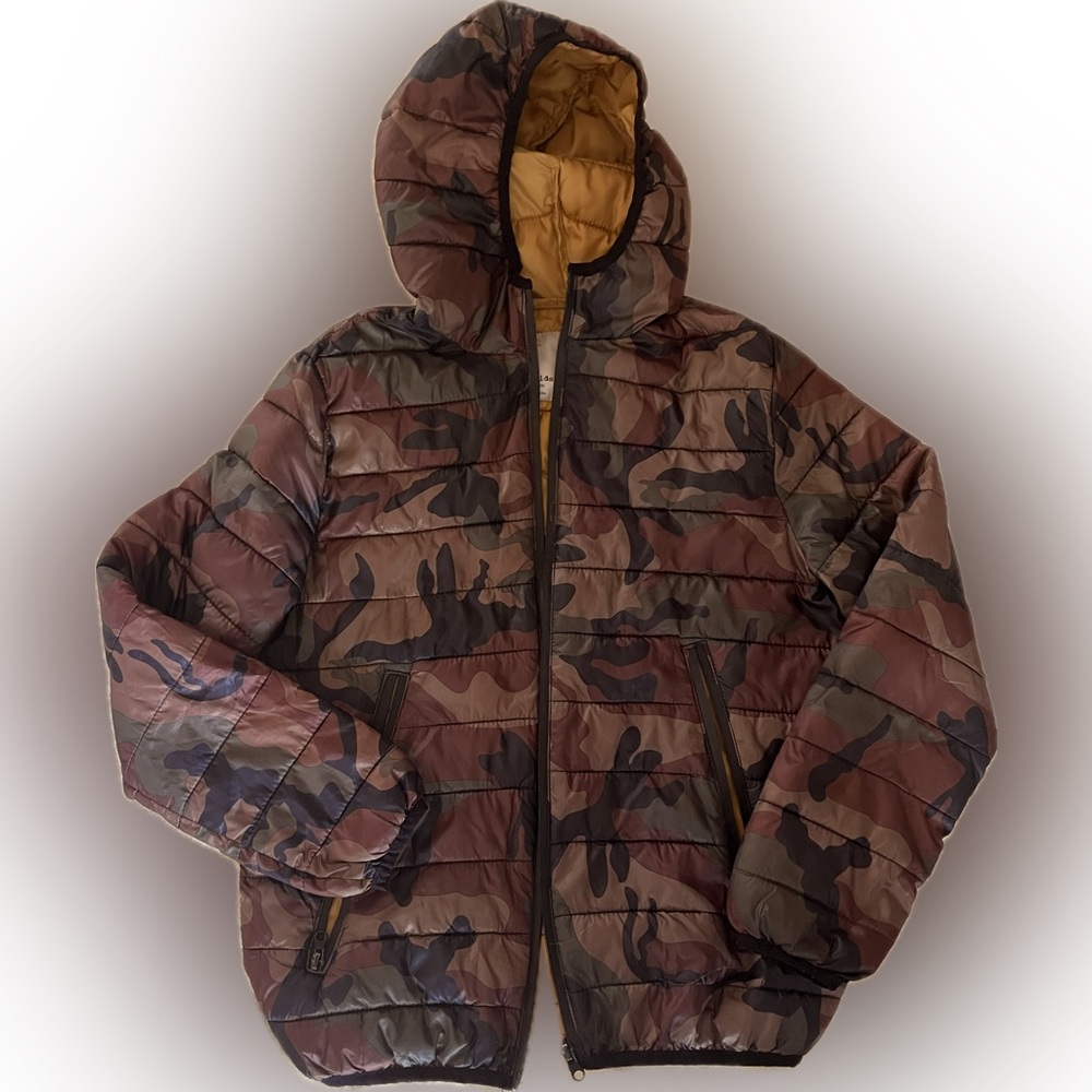 🌴Zara Camouflage Hooded Jacket